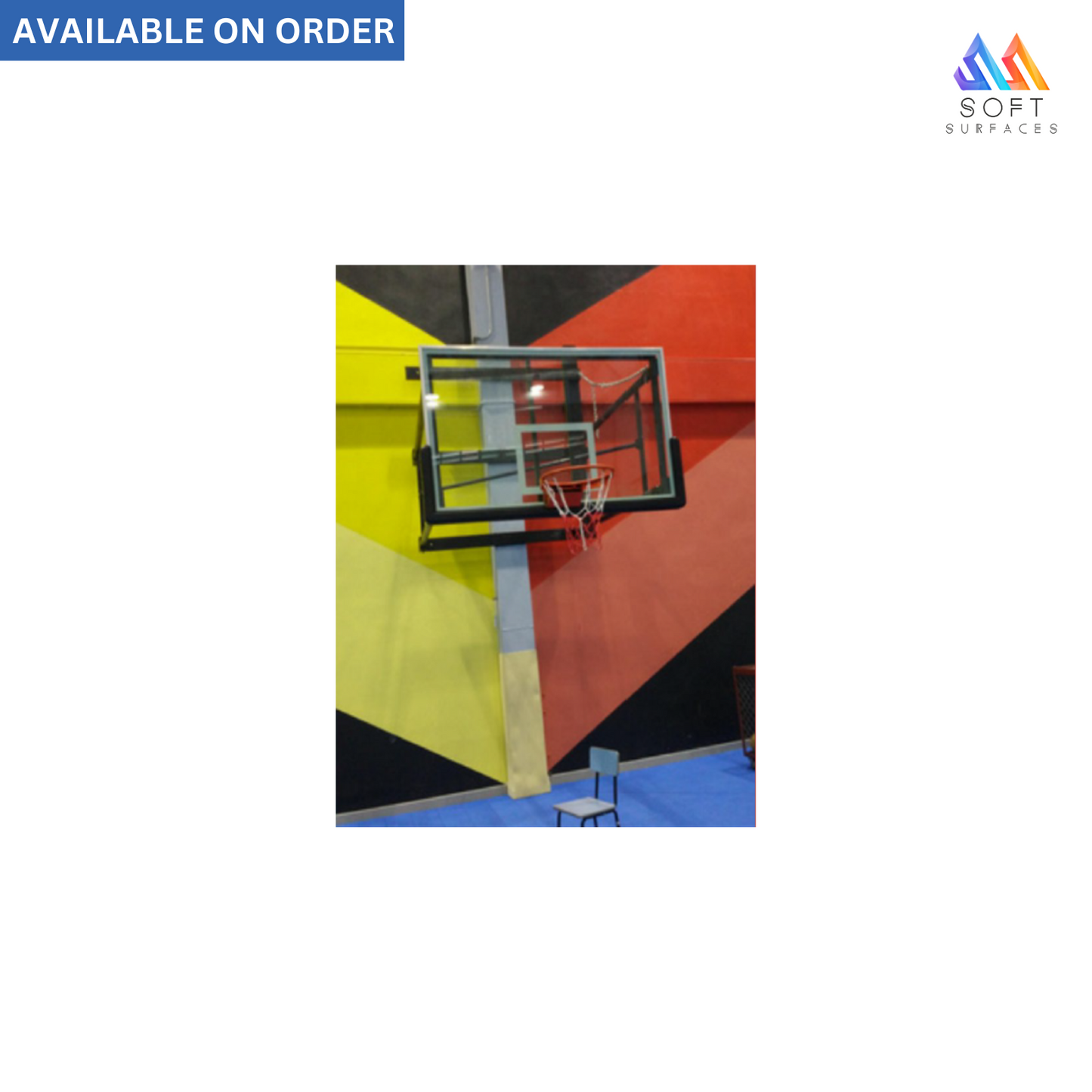 Manual Folding Wall Mounting Basketball Stand