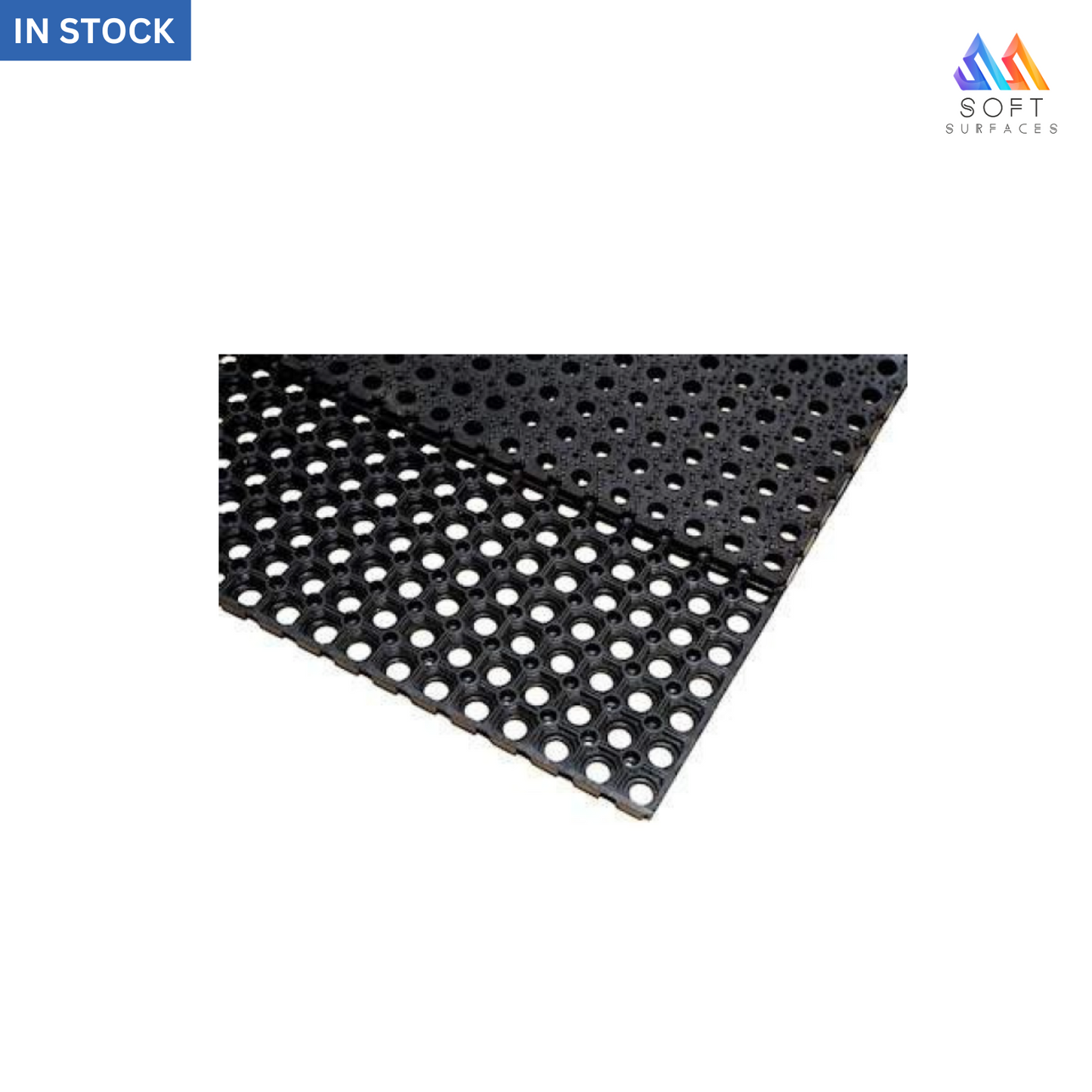 Rubber Hollow Mats 1.5m x 1m x 22mm