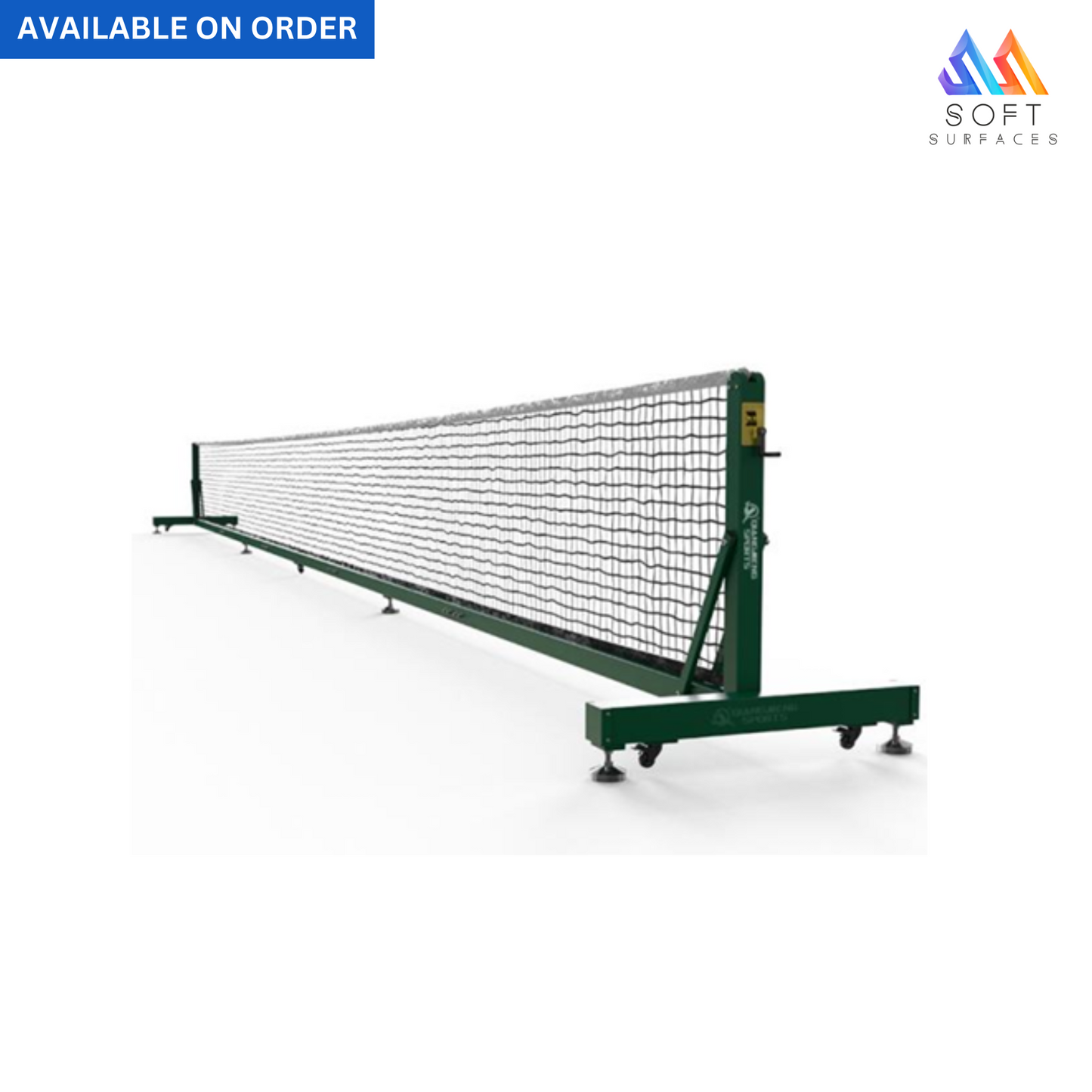 SS- TEPAL10 Aluminum Post Square Shape Tennis Post-Portable