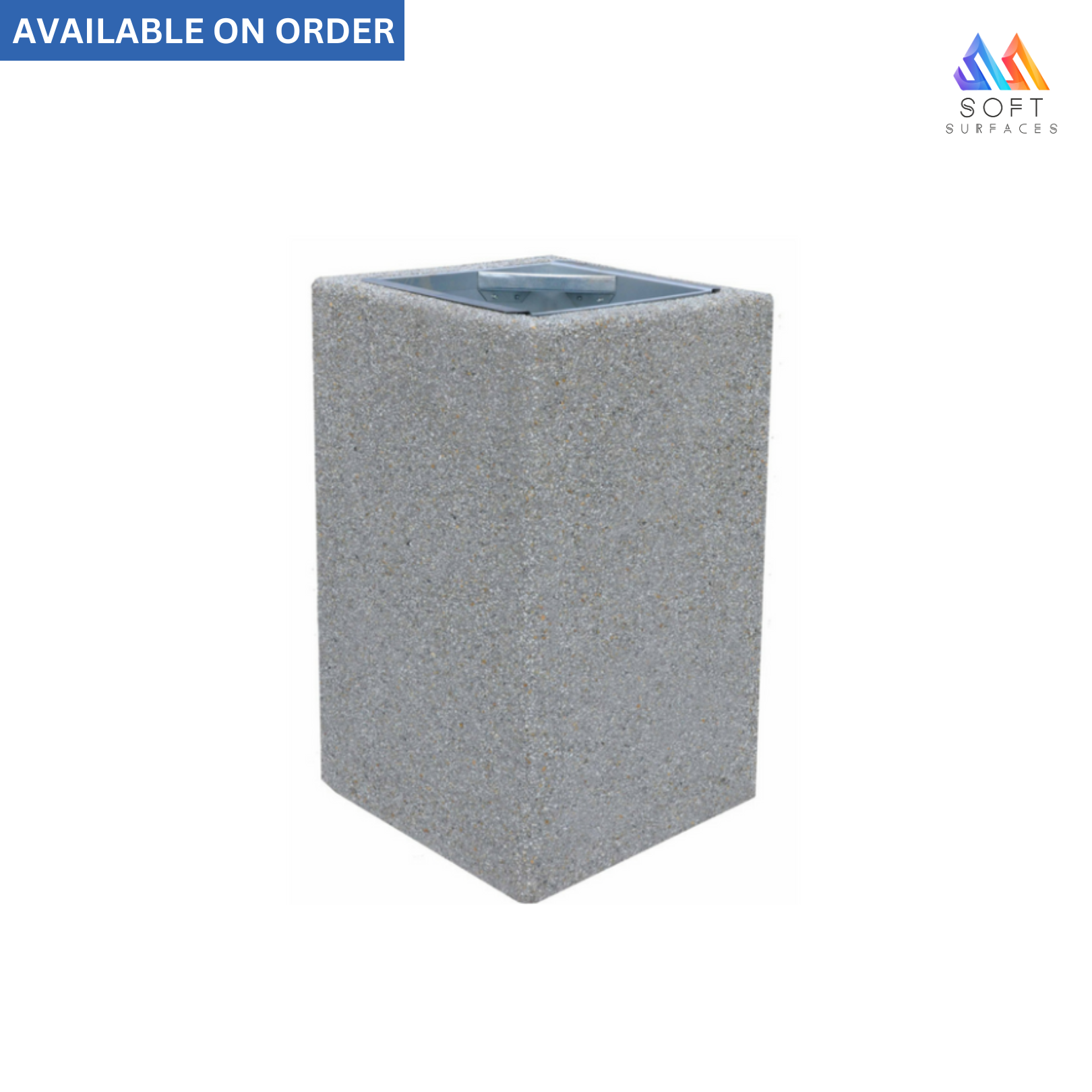 CONCRETE WASTE BIN – SoftSurfaces