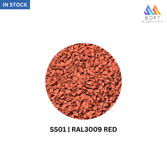 EPDM Red Granules SS01-RAL 3009