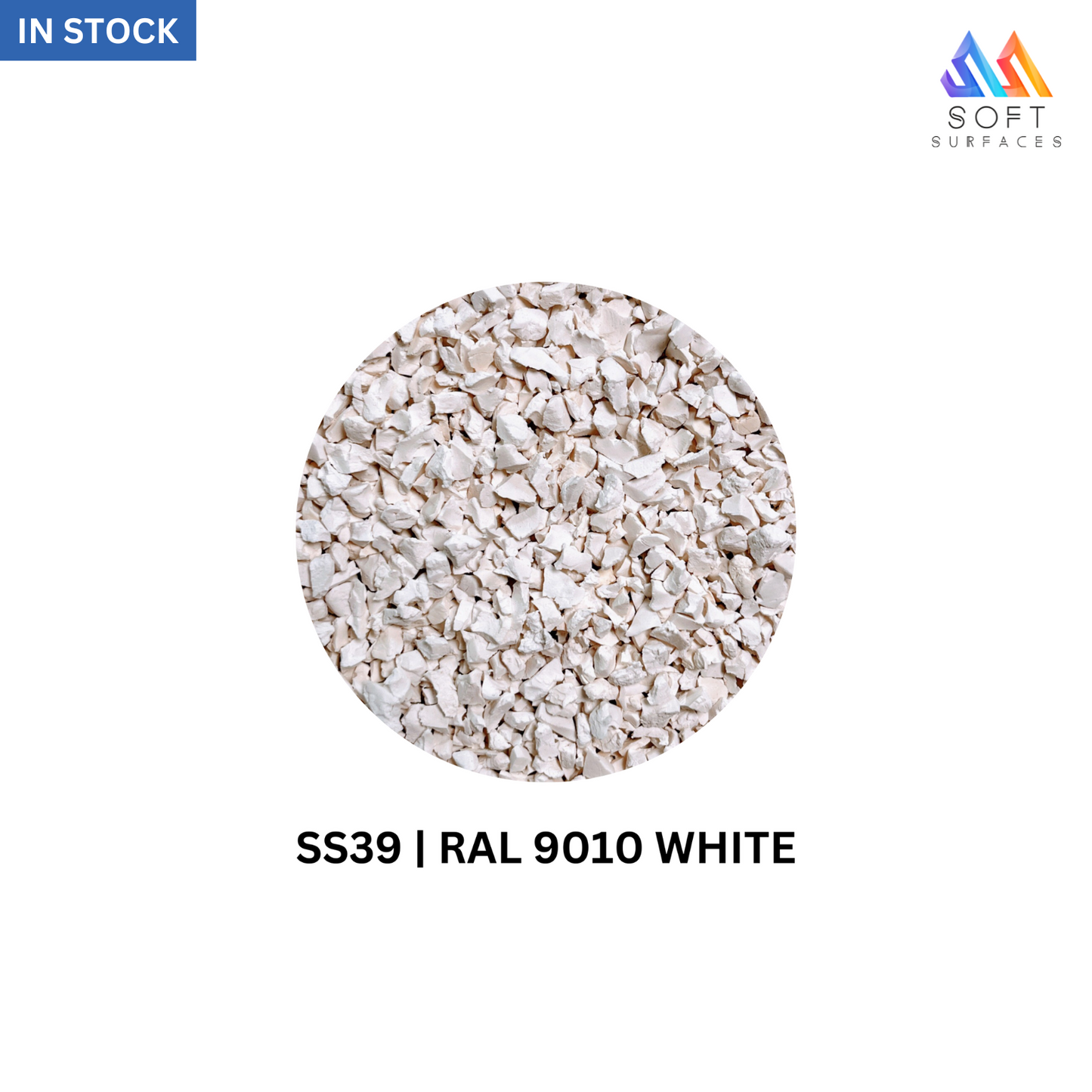 EPDM White Granules SS39-RAL 9010