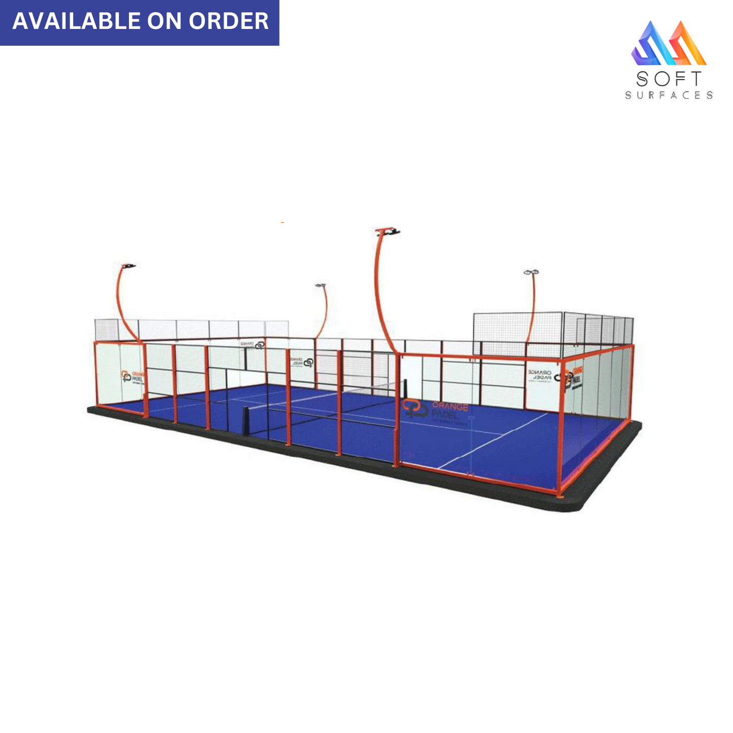 Orange Padel Pano Supreme Premium Quality Competition Grade (Made In Netherland)