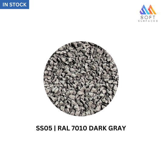 EPDM Dark Gray Granules SS05-RAL 7010