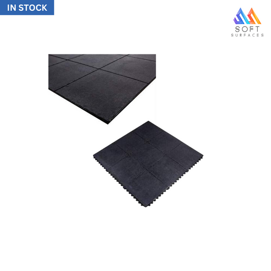 Rubber Gym Mats 90cm x 90cm x 14mm