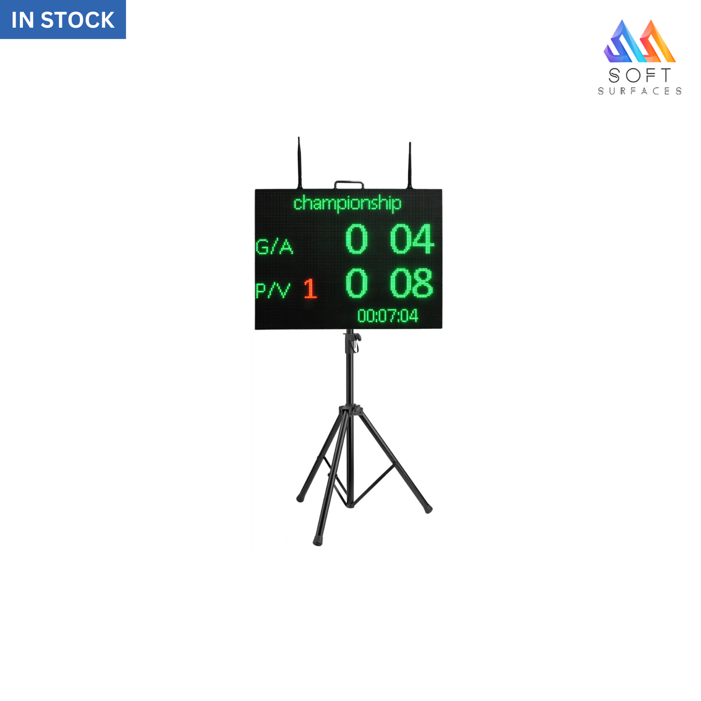 SCORLI ELECTRONIC SCOREBOARD Model :SS-P10 (Screen Dimensions ;128 x 96 cm)