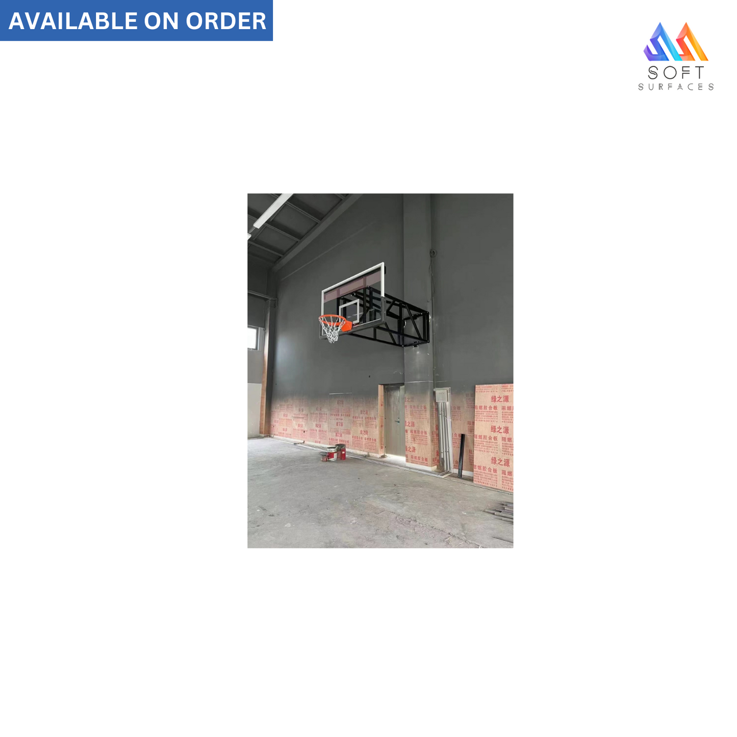 Manual Folding Wall Mounting Basketball Stand